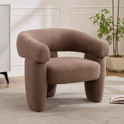 34.6'' Wide Modern Upholstered Accent Armchair