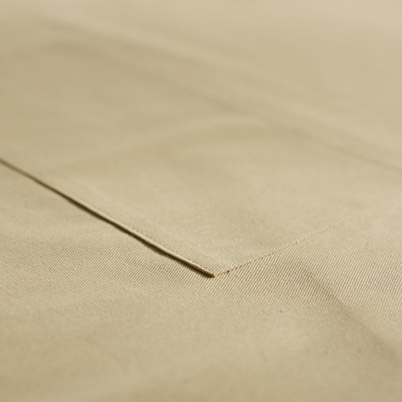Solid Color Cotton Chef Apparel, Pebble