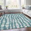 Tapis bleu sarcelle lavable à la machine intérieur / extérieur ACN754-95452646