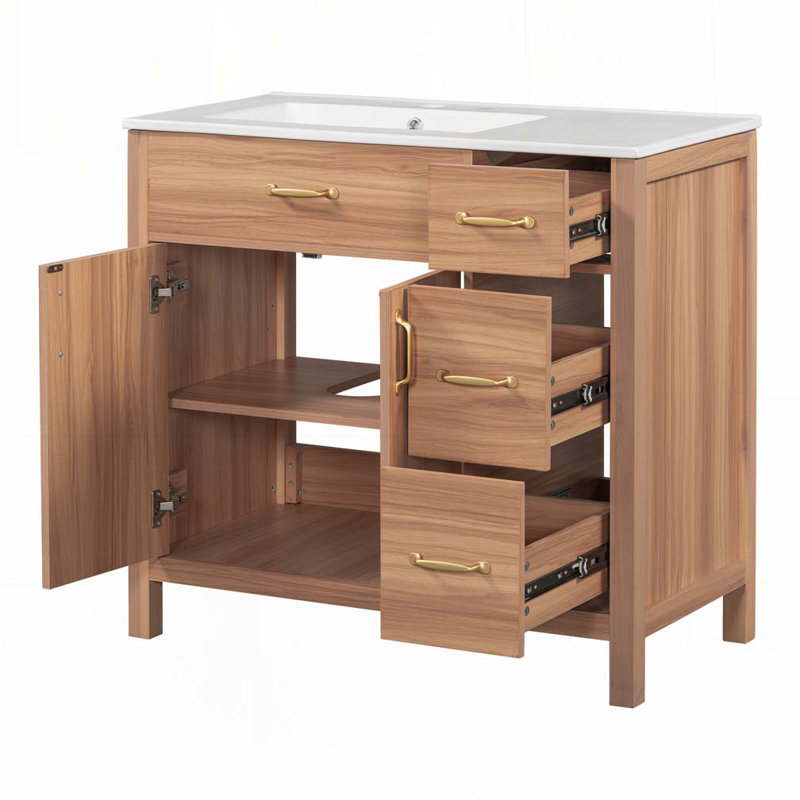 Meuble-lavabo 36 po avec lavabo en céramique