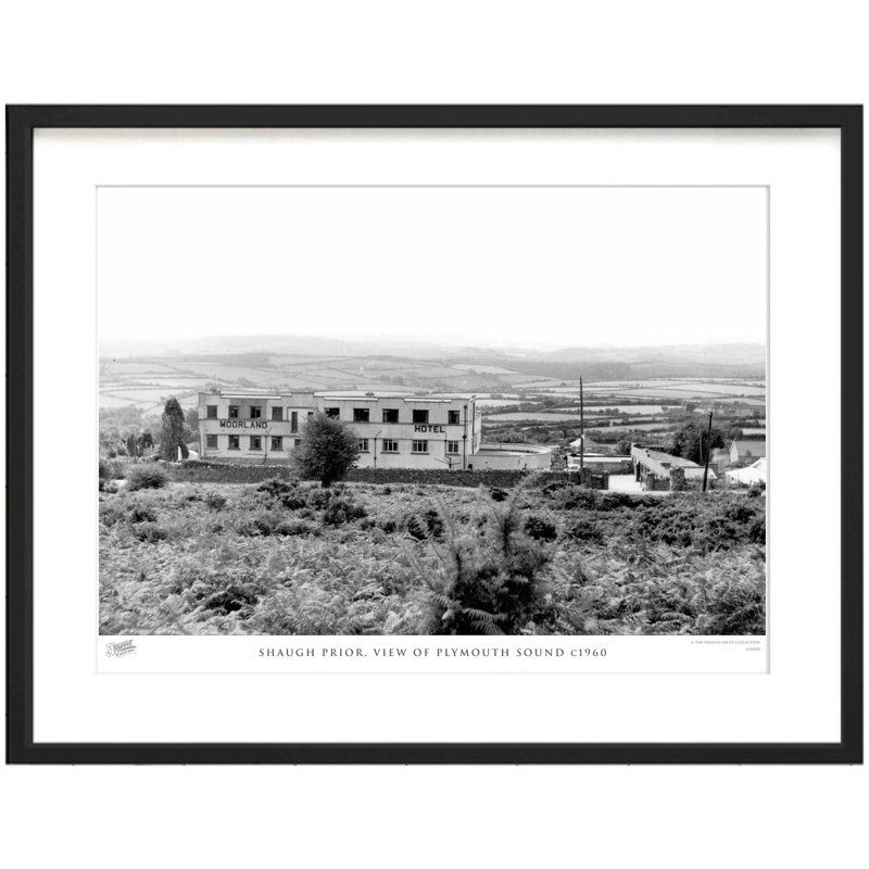 Shaugh Prior, View Of Plymouth Sound C1960 by Francis Frith - Single Picture Frame Print, 60cm H x 80cm W x 2.3cm D