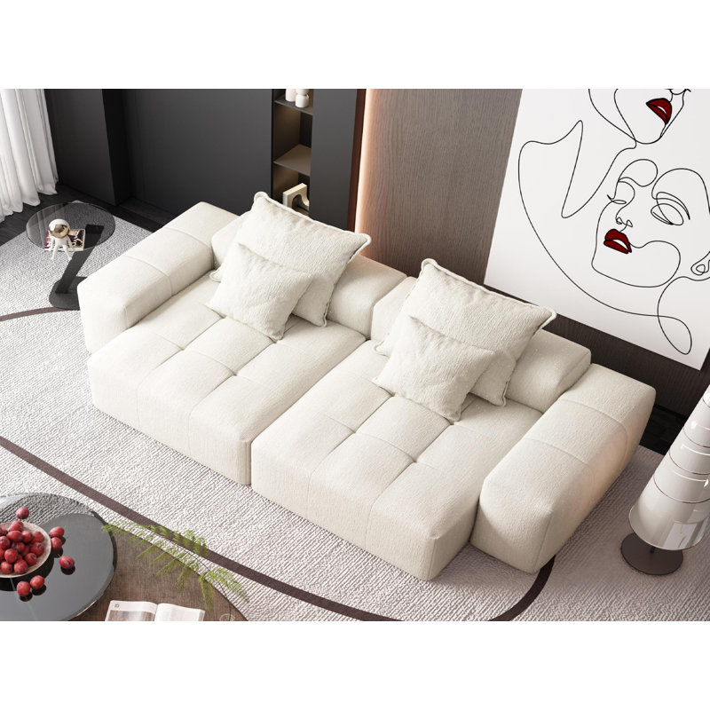 Flâneuse rembourrée, Beige