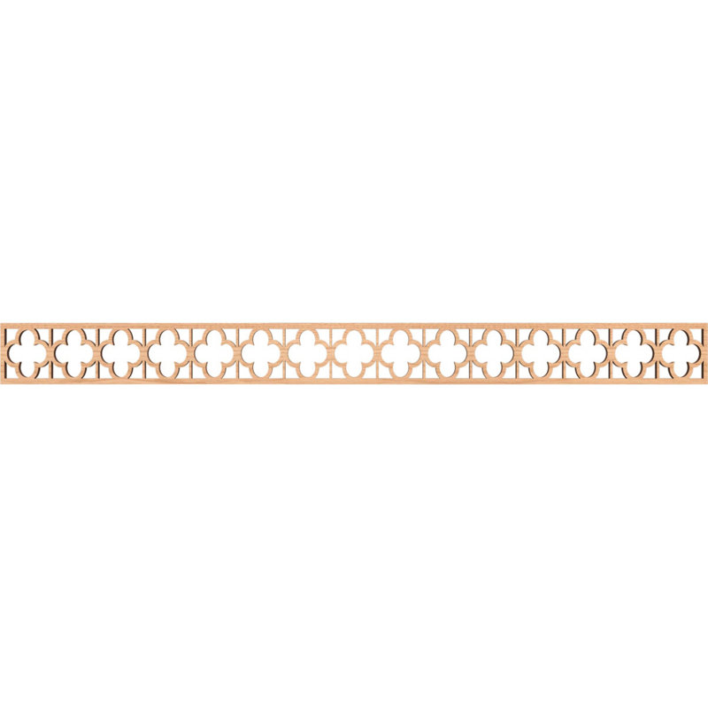 Moulure à panneau Woodall, Noyer blanc, H 4 po x l 46,375 po x P 0,375 po
