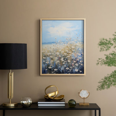 Impression encadrée FLORAL Series VI - bois massif