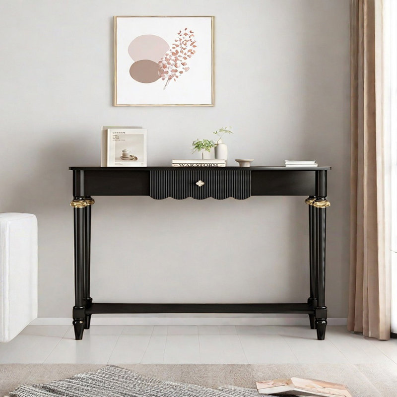 Console Retro Luxury Elegant, H 34,65 po x l 55,12 po x P 15,75 po