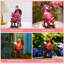 Statue solaire de flamant rose pour décoration de jardin extérieur - Convient pour la maison
