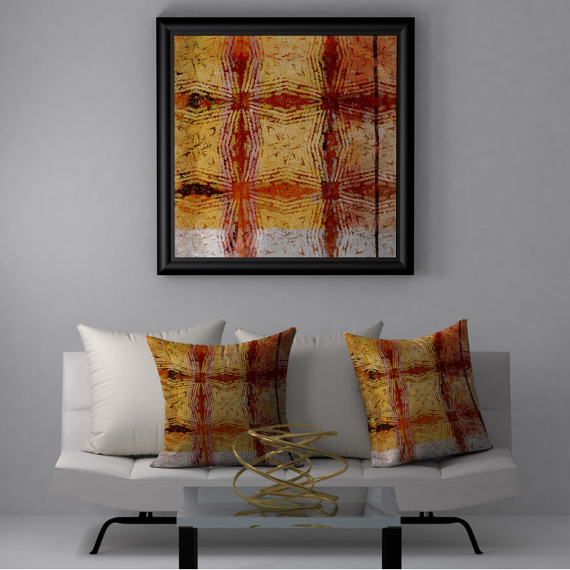 Geometric Reversible Throw Pillow, 20" x 20"