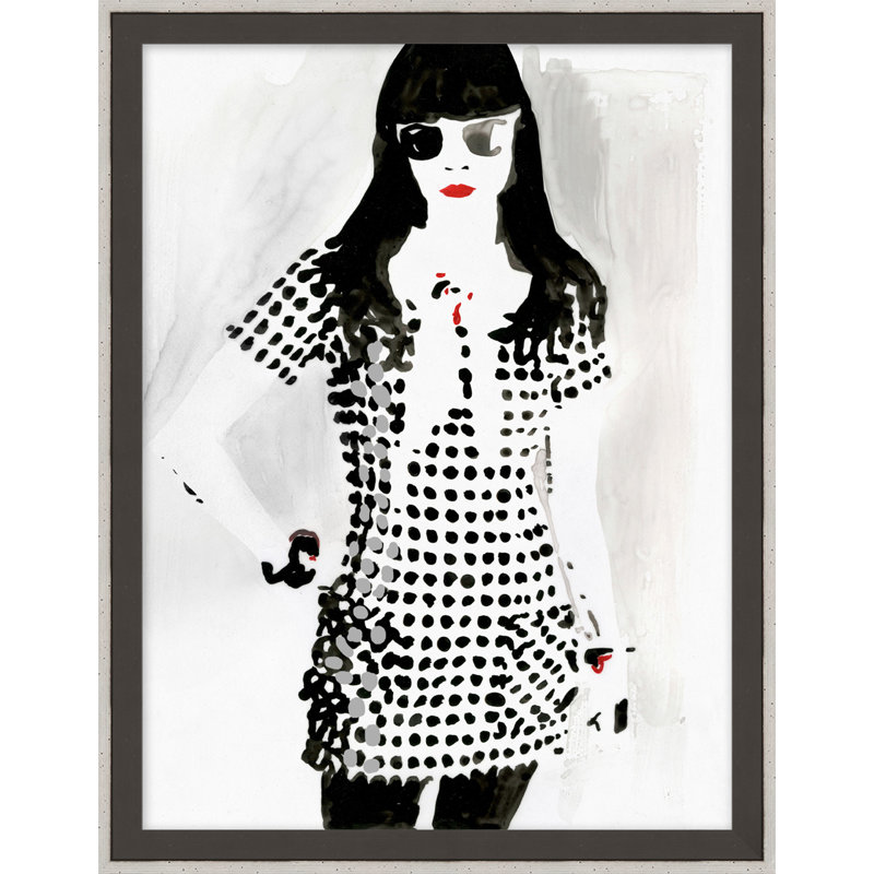 Allure 1' Framed Print on Glass