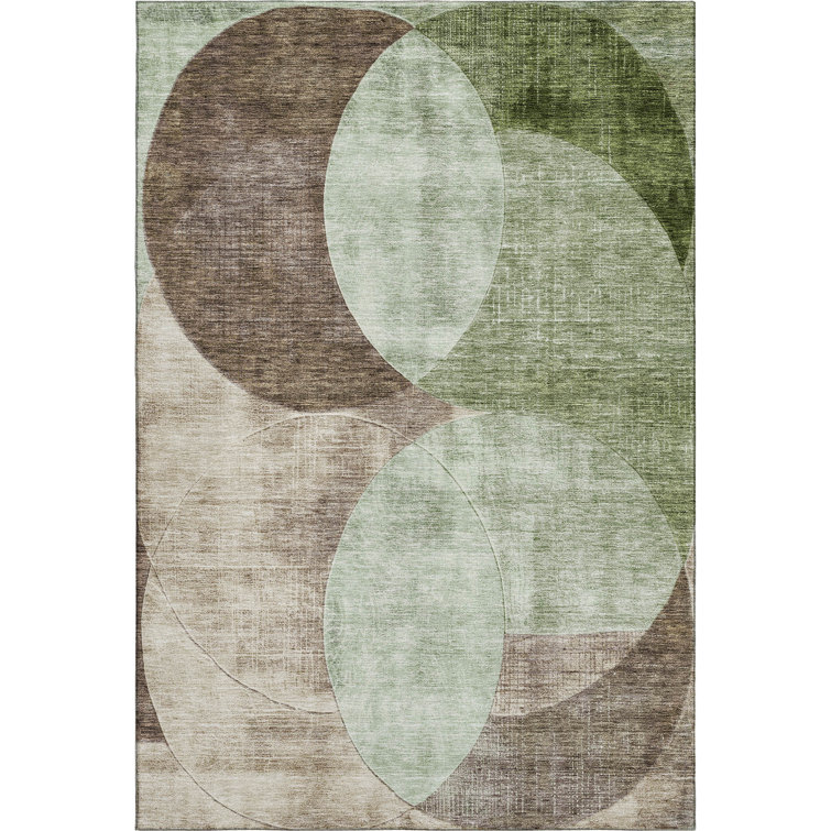 Premium Machine Washable Alves AMF1140 Geometric Rug