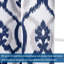 Paire de rideaux occultant et isolant avec œillets Ikat-23810875-80726418