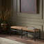 Wyatt Bench-Drifted Matte Black Water-based