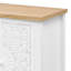 Meuble télé 47,2 po, 3 armoires, portes vitrées, pour meuble de style rétro de 43 po-1904099136