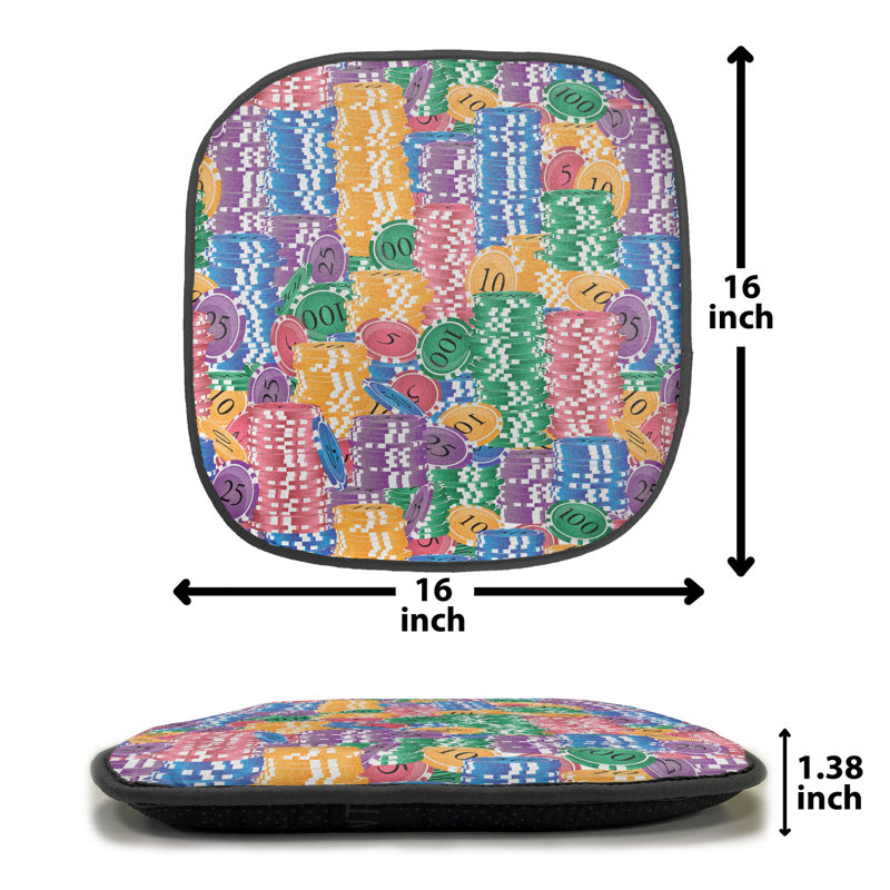 Outdoor 1.38'' Dining Chair Seat Cushion