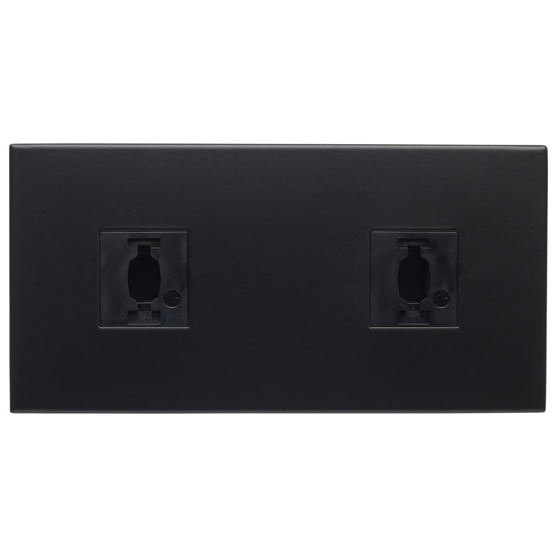 Double adaptateur monopoint, Noir