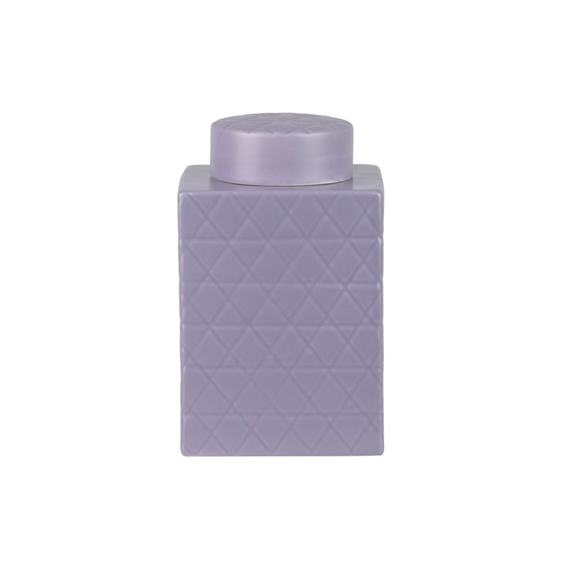 Ceramic Jar 16x16x26 Cm, Purple