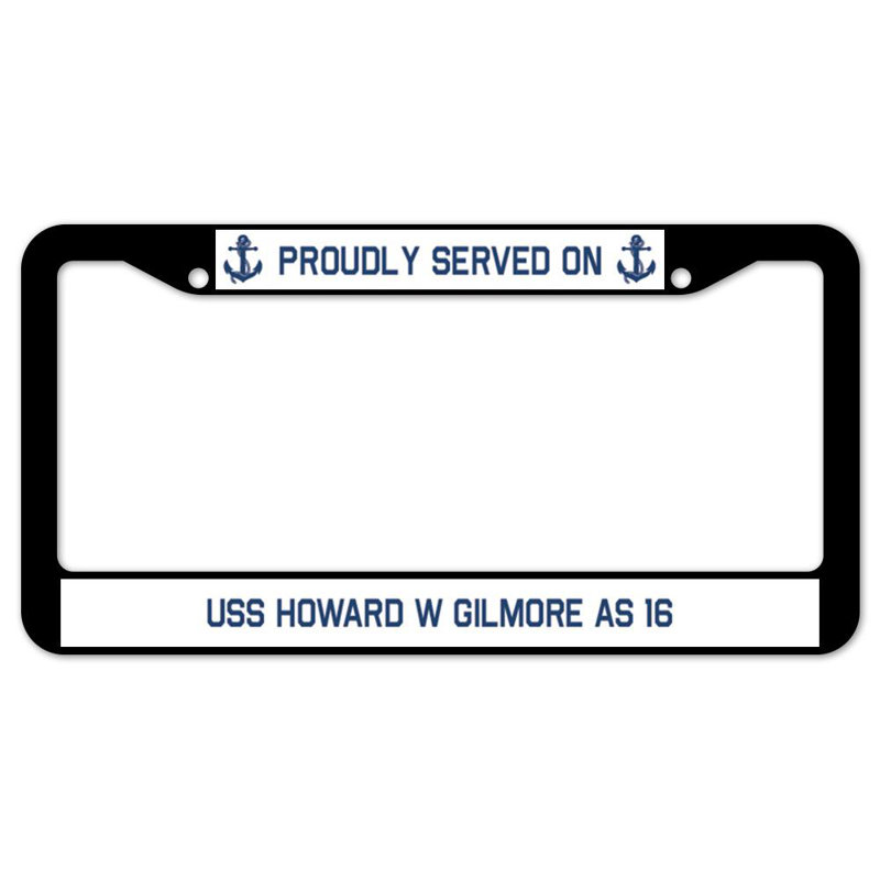 Fièrement servi sur un cadre à 16 plaques USS Howard W Gilmore