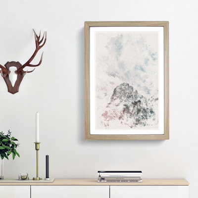 Mountain View - Picture Frame Painting Print