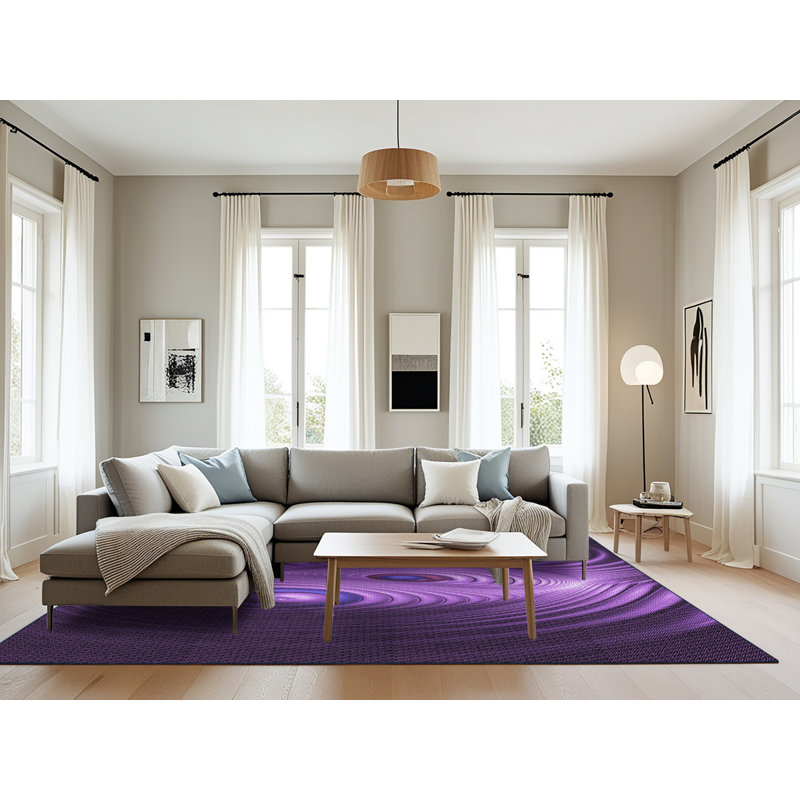Performance Wool Abstract Indoor Rug, Rectangle 8' x 10'