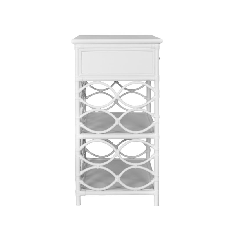 Manning End Table, White