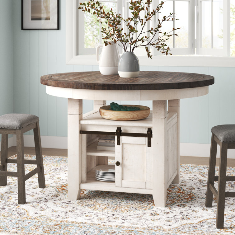 Hebden Pine Round Solid Wood Dining Table