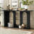 Modern And Curved Design Ash Veneer Console Table With Shelf,Suitable For Entryway,Hallway Living Room,Foyer,Corridor-239626562