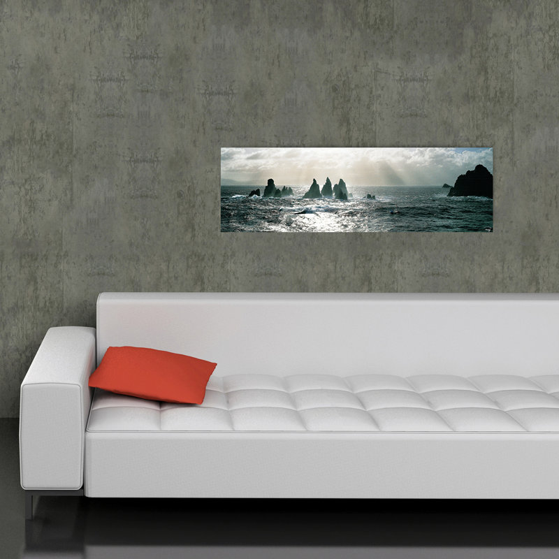 1 Piece Panoramic Wall Art, 45cm H x 144cm W x 1.8cm D