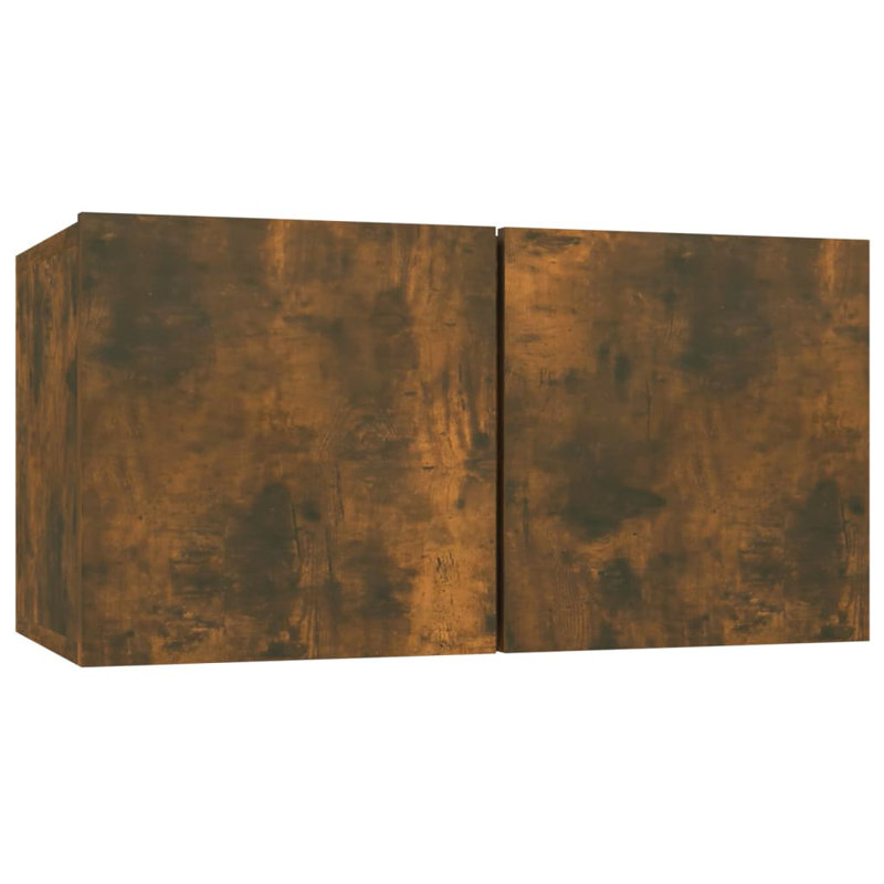 Goer Hanging TV Cabinet 60x30x30 cm, Smoked Oak