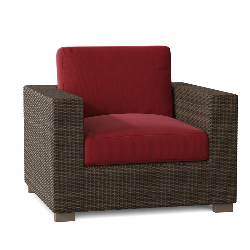 Montecito Outdoor Lounge Chair, Denver Scarlett Sunbrella®