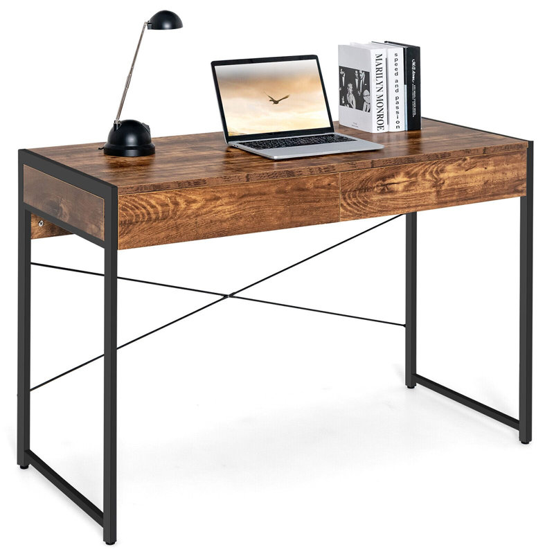 Steel, Rustic Brown