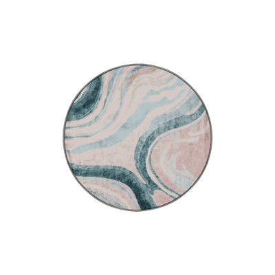 Machine Washable Gray Area Rug