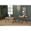 Table basse rectangulaire en bois de manguier massif