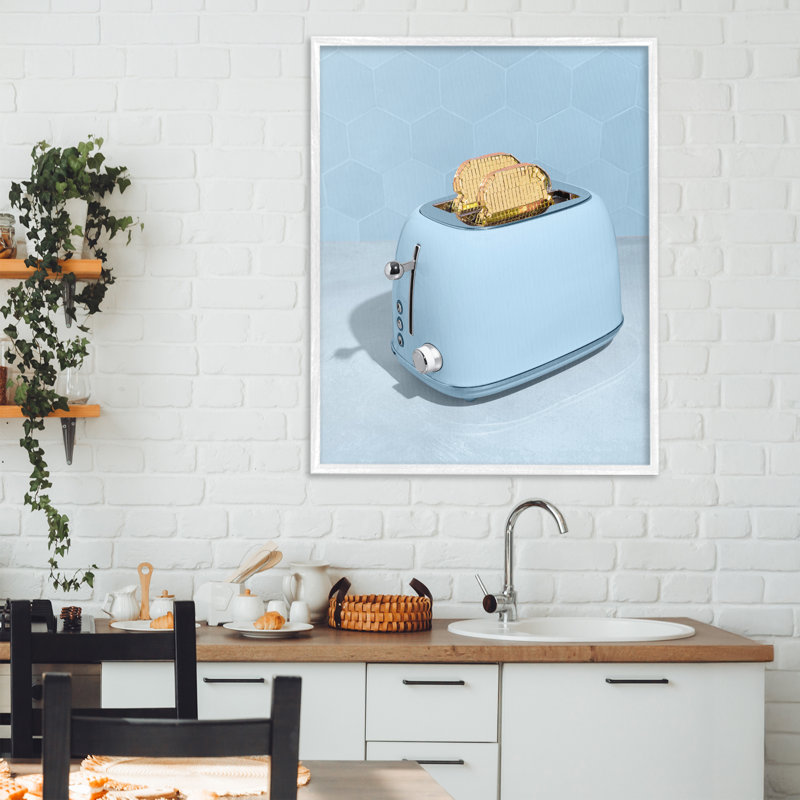 Giclée dorée sur grille dorée, design par Lish Creative, 30 x 24, Encadrement giclée blanc côtier