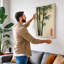 Bamboo Stems Japandi - Wrapped Canvas-1263570035-1263570033