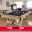 Table de billard 8 pi avec finition en bois rustique GoSports - Table de billard avec accessoires-92617185-92617186