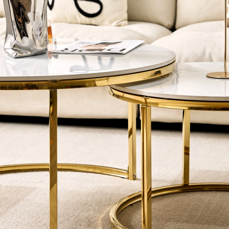  Coffee Table, Gold