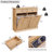 Modern Tilt-out Laundry Hamper Cabinet with Drawers, Fluted Laundry Storage Basket for Bathroom-110354256-128866154