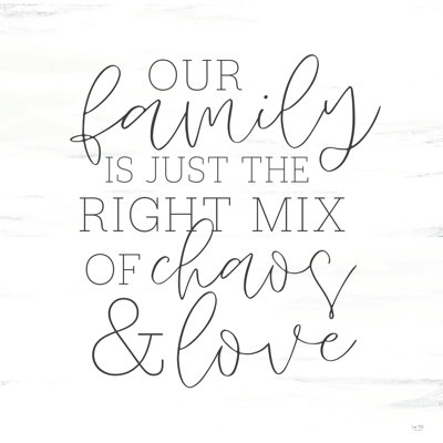 Family chaos and love sur toile