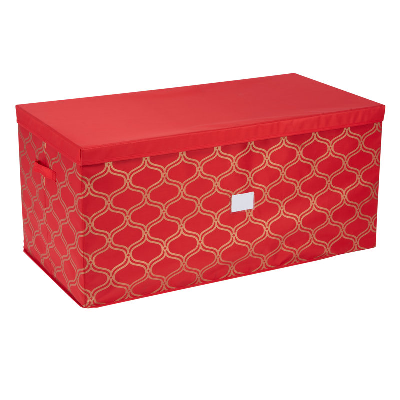 Rangement pour ornements de Noël, H 17,5 cm x l 19 cm x P 37,5 cm