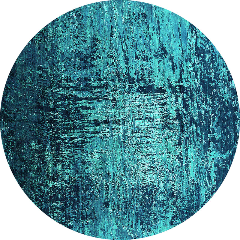 Abstract Indoor Rug, Round 8'