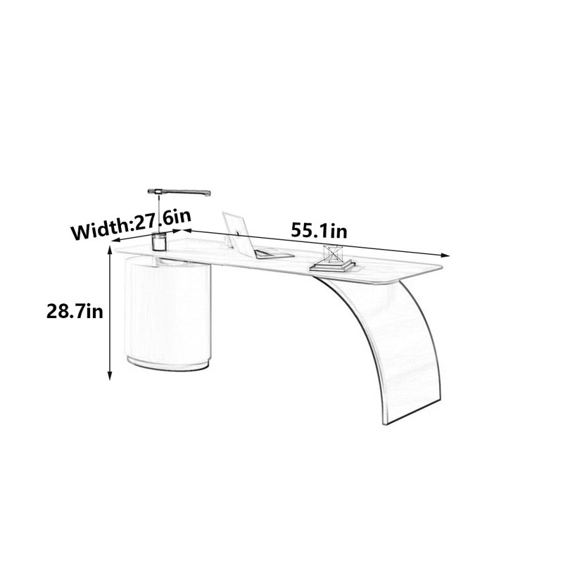 Veta, Gray/Gray, 28.7" H x 55.1" W x 27.6" D