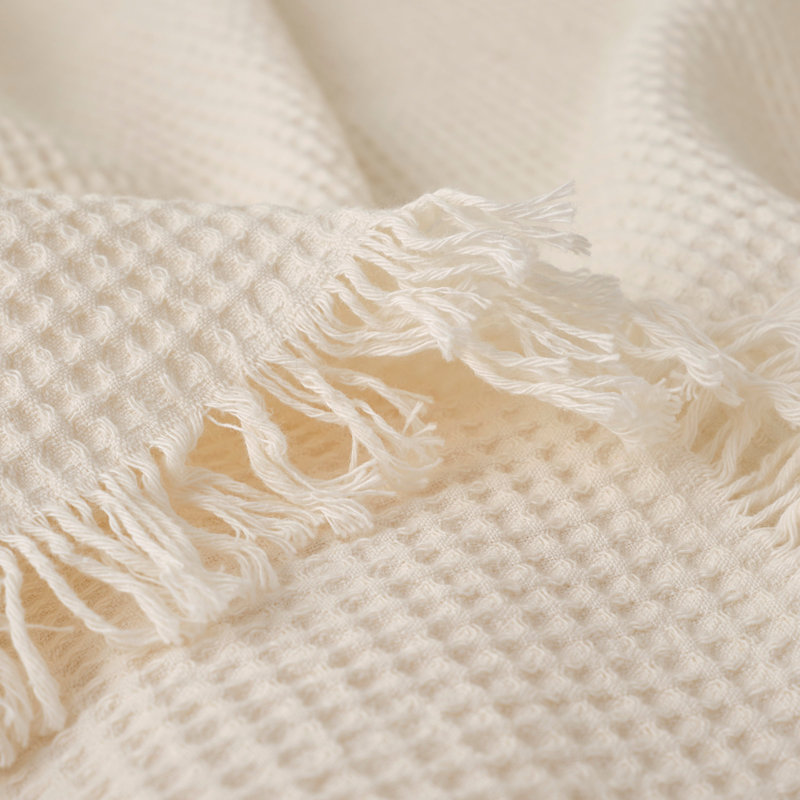 Lesli Throw Blanket, Beige