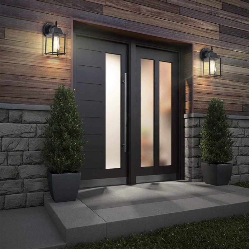 Ourdoor wall lamp black