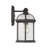 Affric Glass Outdoor Wall lantern in Textured Black-22243278-119695825