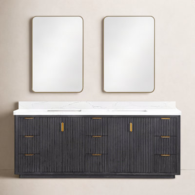 Adela 84'' Double Bathroom Vanity