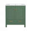Meuble-lavabo 30 po avec lavabo simple