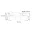 Chaise longue rembourrée Llesenia-846107326