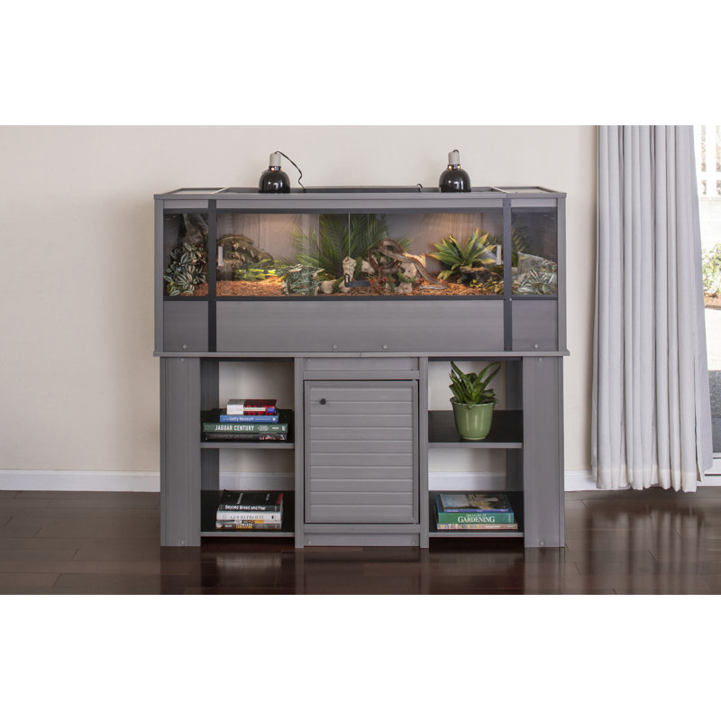 Très grand terrarium Deneishia, Gris, 112 gallons - H 22,8 po x l 60 po x P 24 po