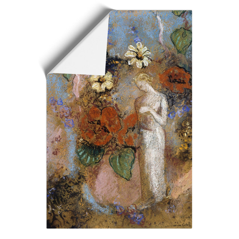 Pandora Vol.3 by Odilon Redon - No Frame Painting, 30cm H x 21cm W x 0.1cm D