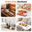 Solid Acacia Wood Serving Tray And Platter, Rectangle Mini Charcuterie And Cheese Board For Kitchen, Bathroom, And Home Decor