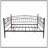 Durable Metal Daybed Frame With Headboard, Twin Size, Black, Multifunctional Mattress Foundation And Sofa